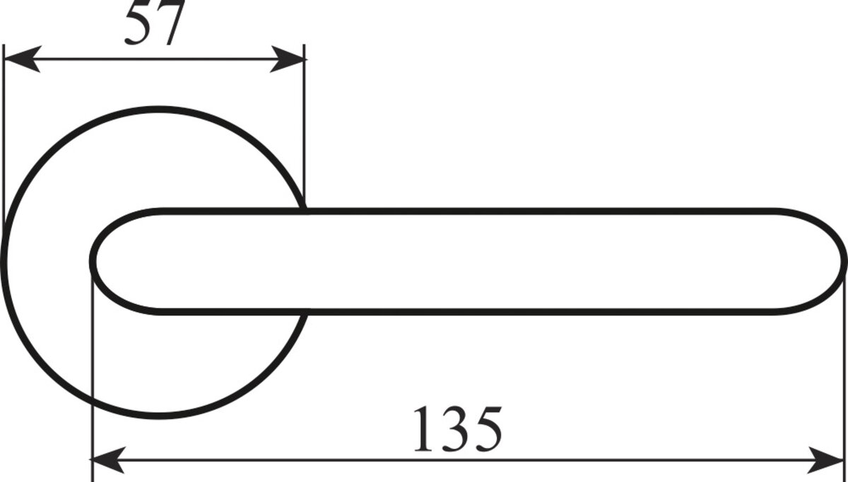 Ручка Fimet 105-265 F21 Regina нІкель R ф/з