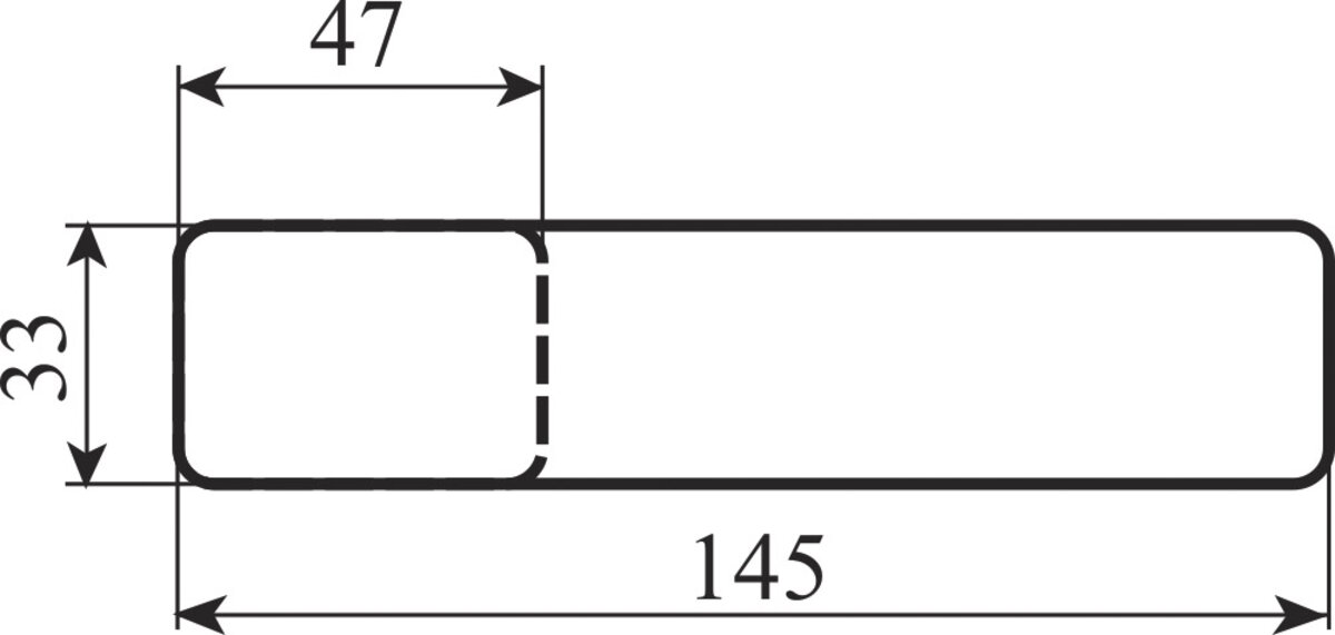 Ручка M&T Minimal Cr 000023 пол хром
