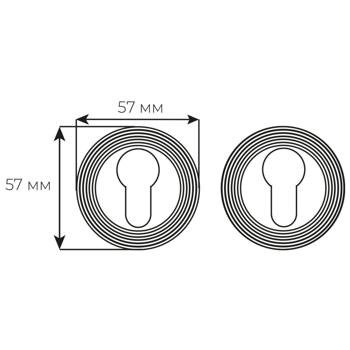 Накладка кл Fimet 269 F21 нікель
