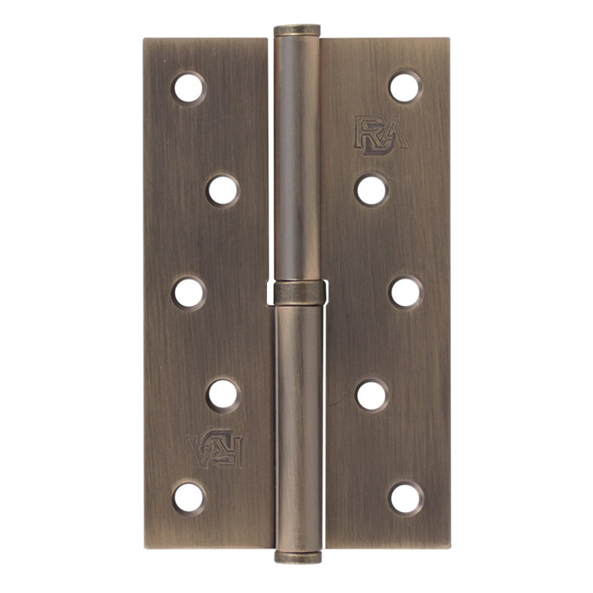 Завіса RDA 125*3*2,5 (1 подш, сталь) мат. ант латунь права
