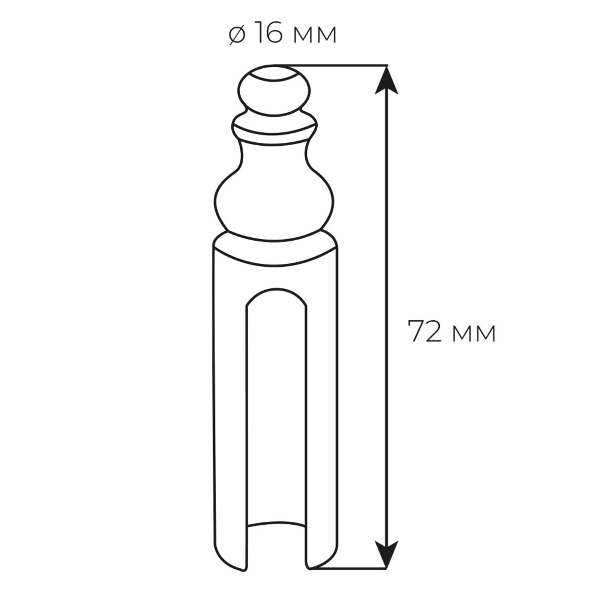 Ковпачок Fimet золото 3154 OF 00 d.16