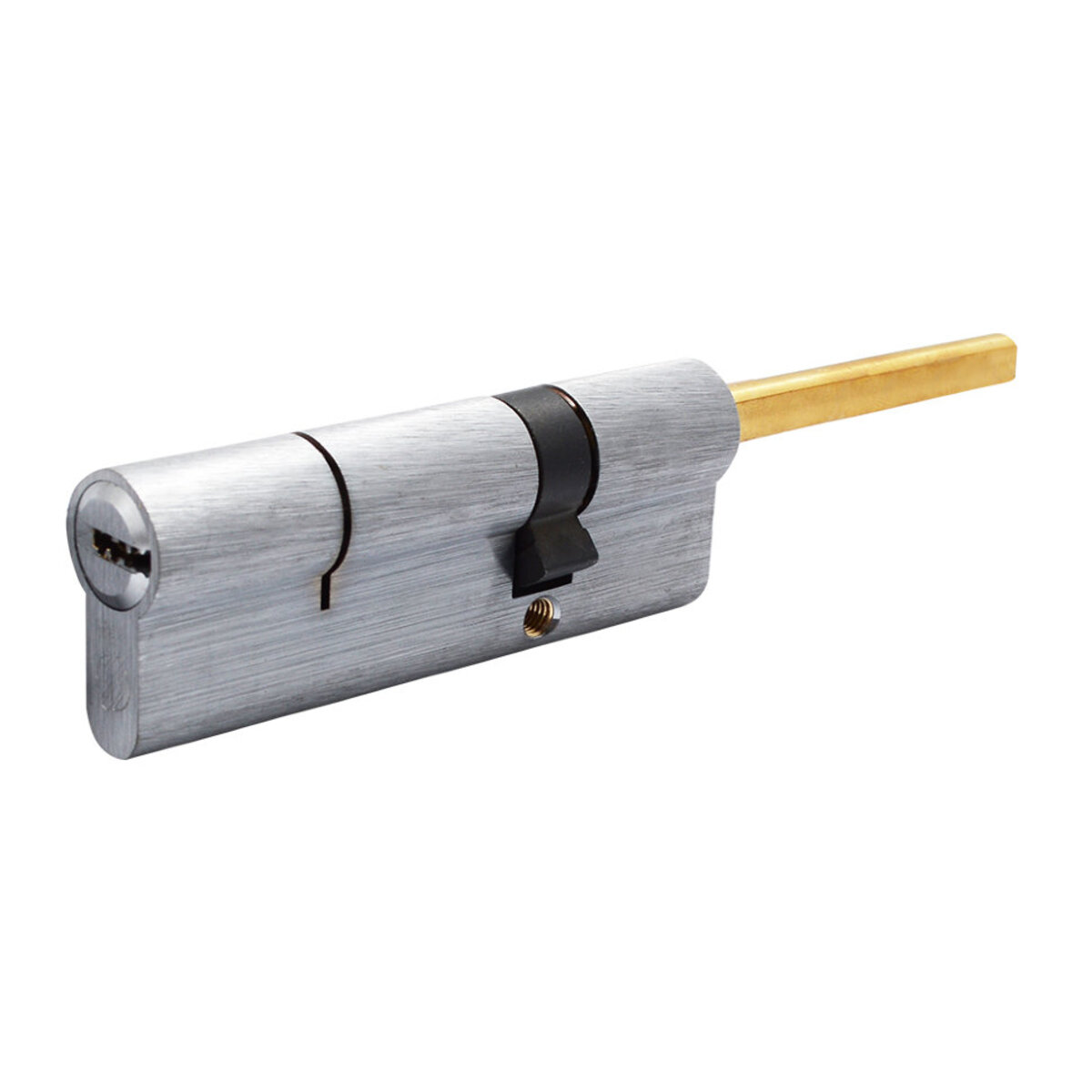 Циліндр Securemme 3200QCS30601X5 К2 30/60 мм 5кл +1 монтажний ключ, зі штоком, мат. хром