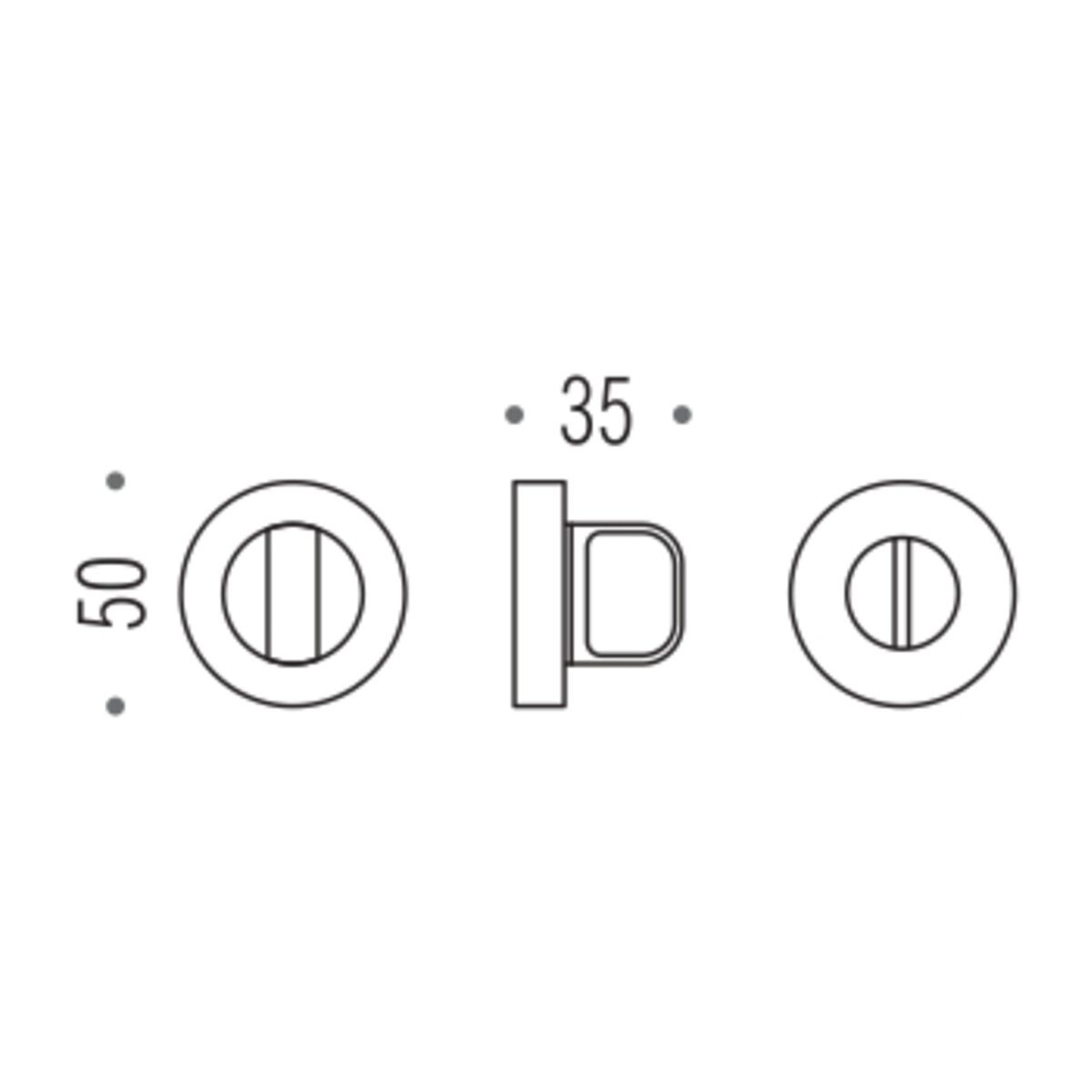 Накладка Colombo CD 49 BZG вж6 мат.нікель Taipan, Madi, Libra, Pegaso, Mixa