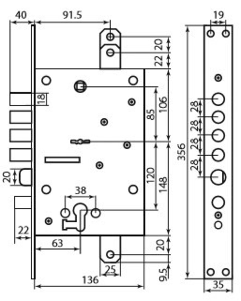 Mottura Ст 54J797G8B05DC6C ХРОМ правий