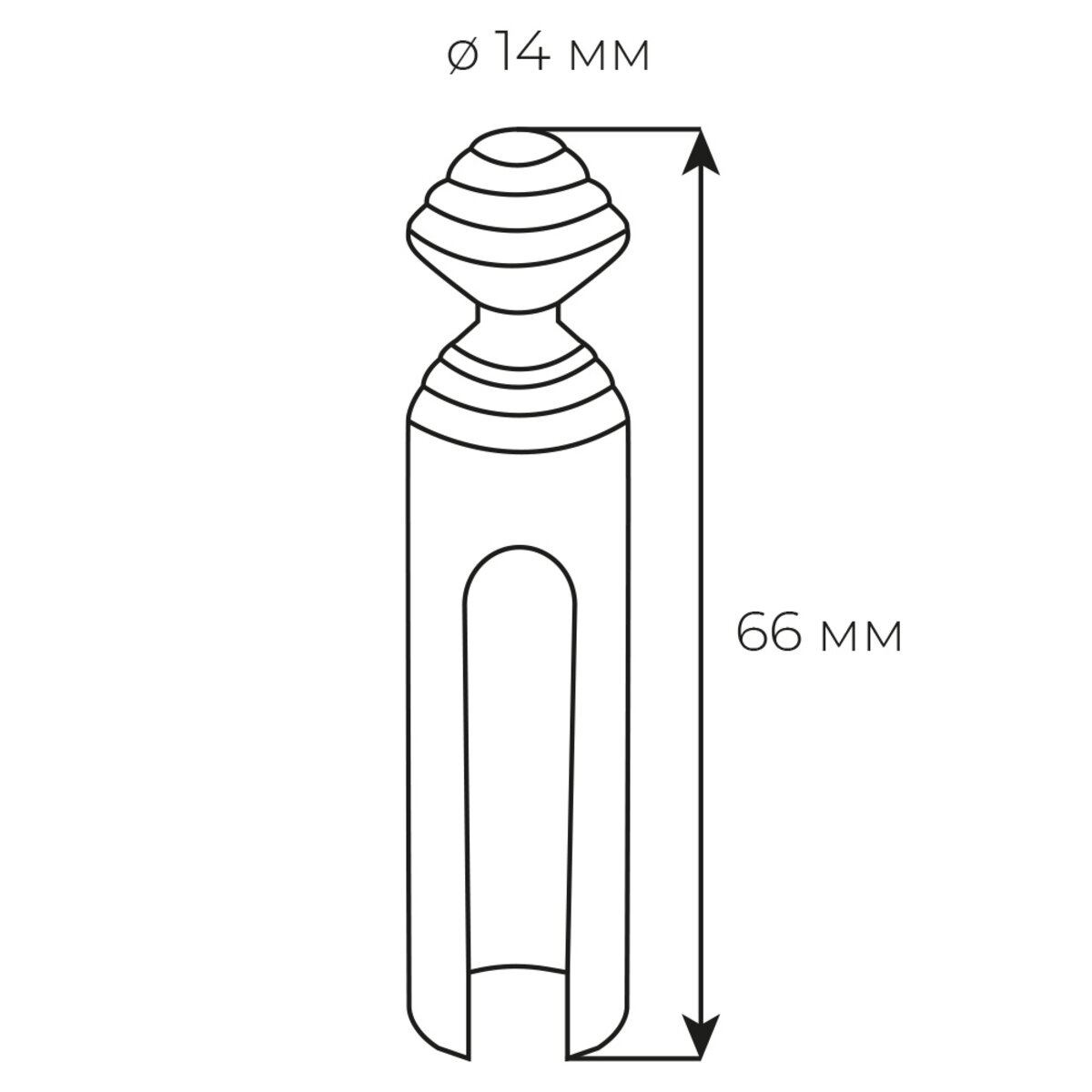 Ковпачок Fimet мат латунь 3156 OF 02 d.14